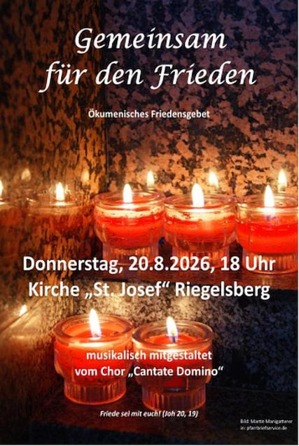 Einladung zum Taizé-Gebet, viele brennende TReelichter