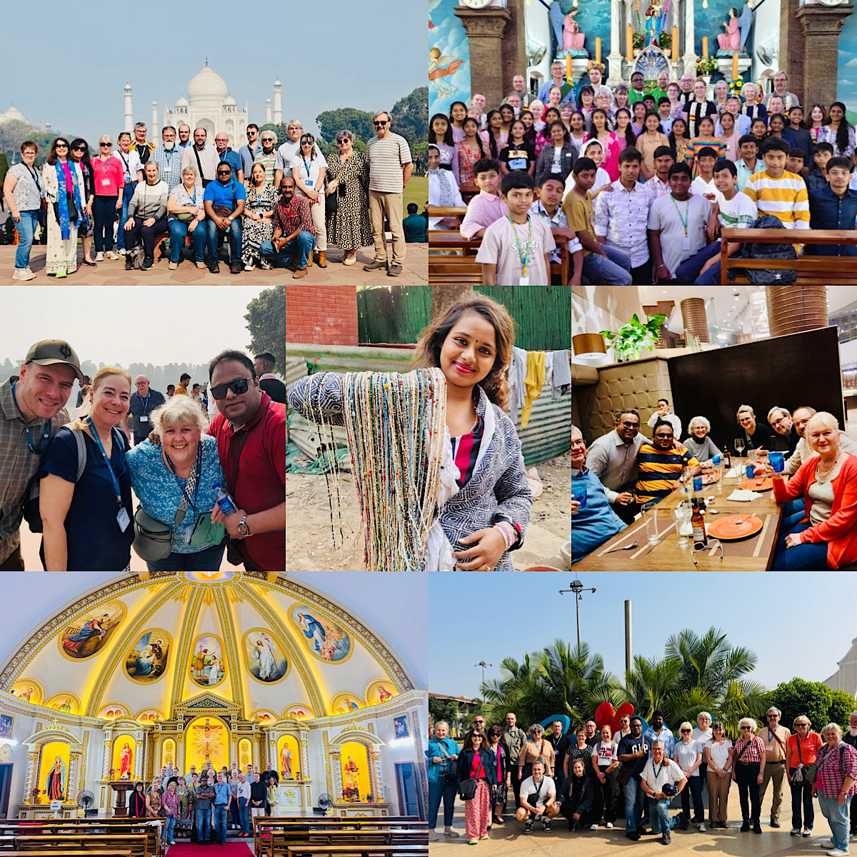 Fotos der Pilgerreise nach Indien