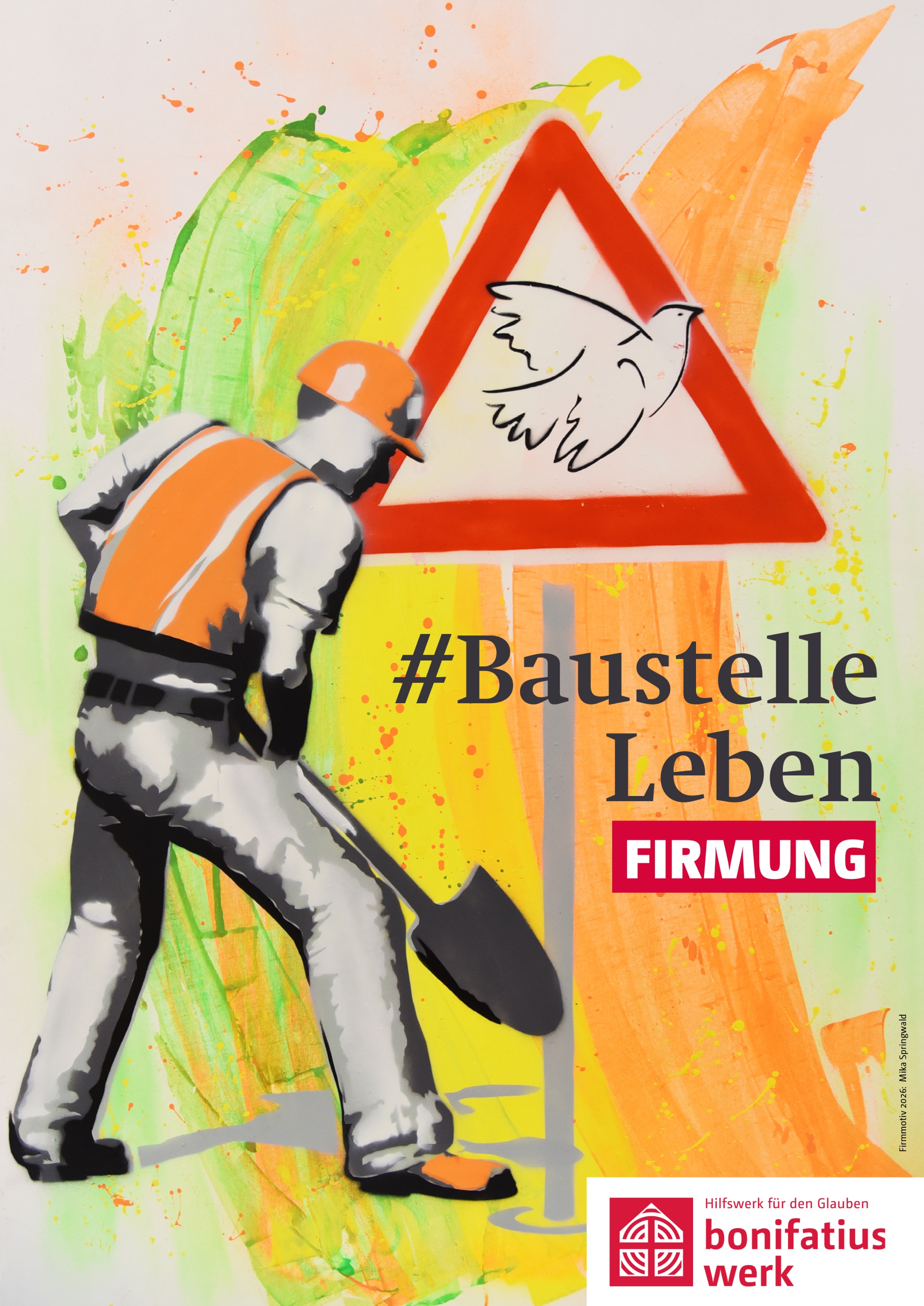Arbeiter an einer Baustelle