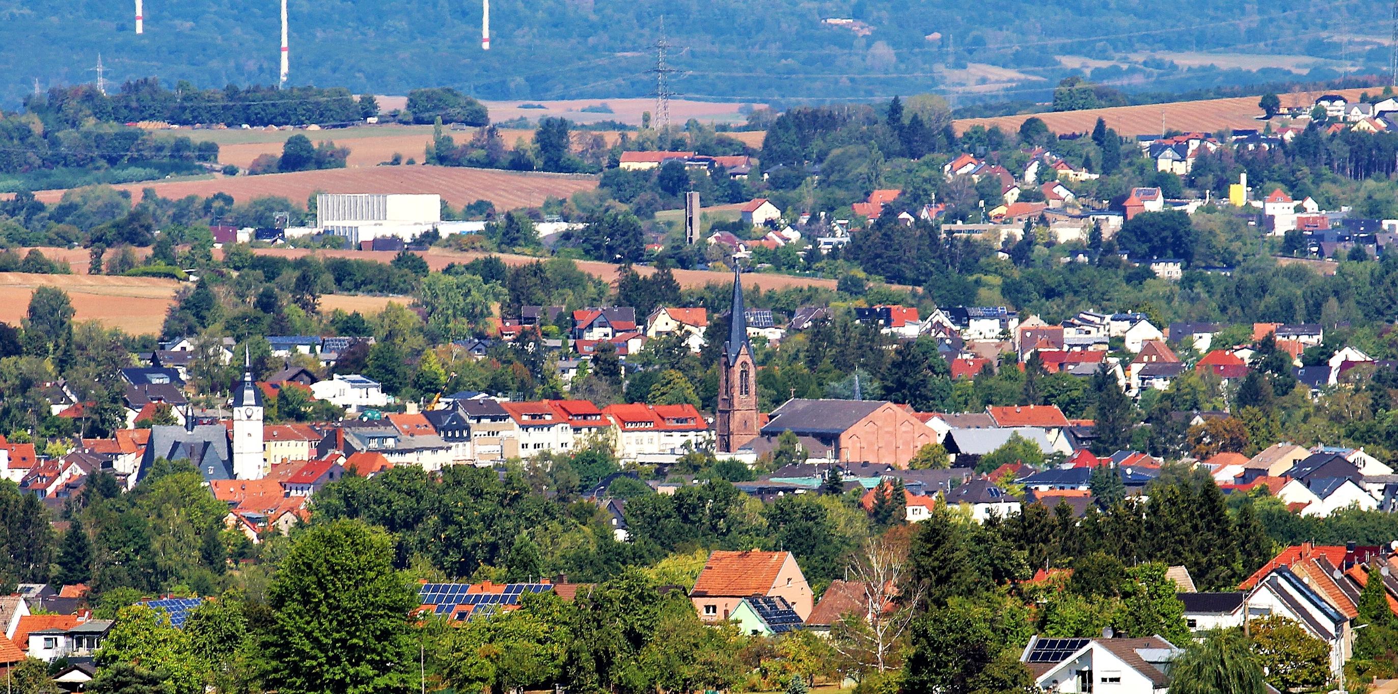 Blick auf die Gemeinde Heusweiler