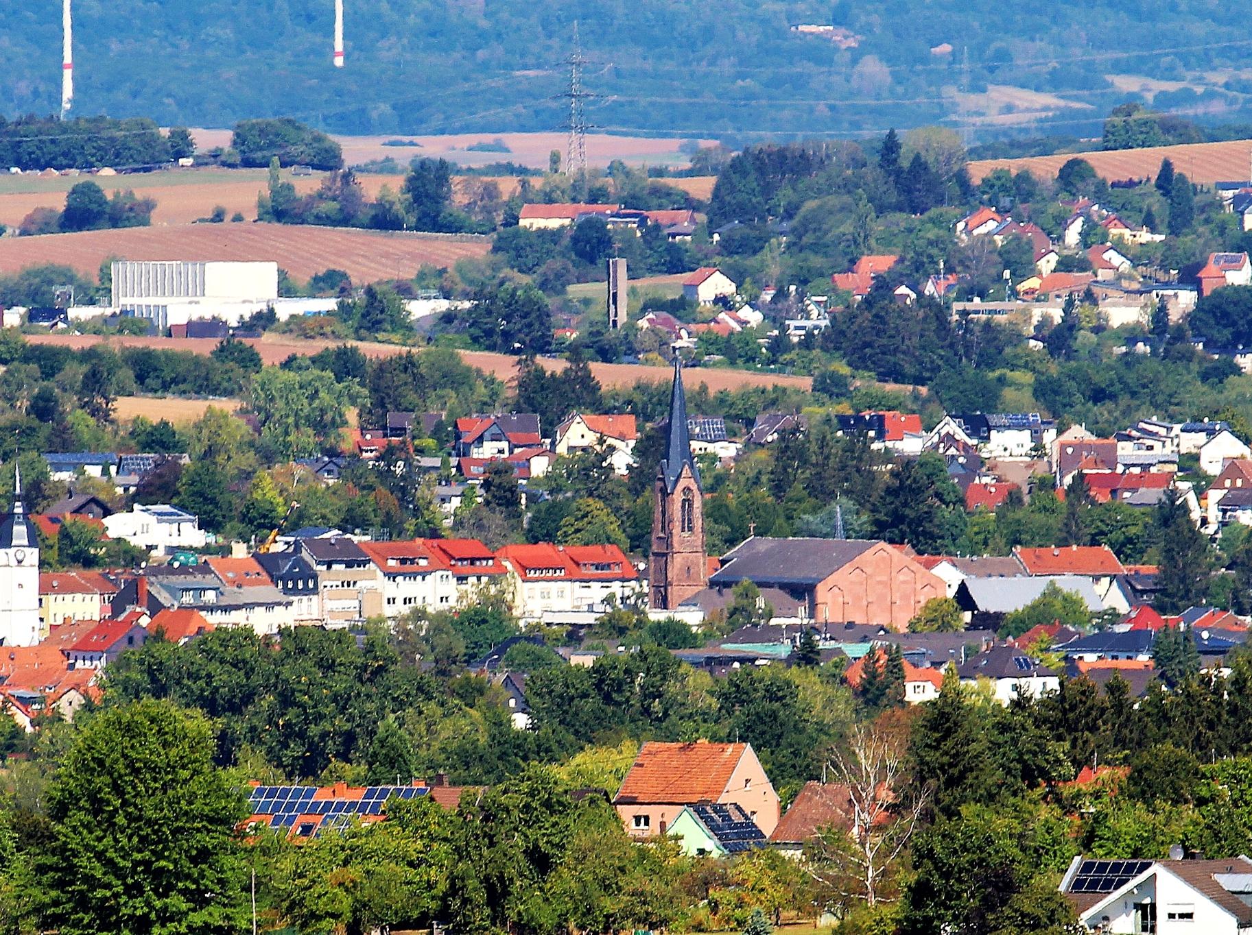 Blick auf die Gemeinde Heusweiler