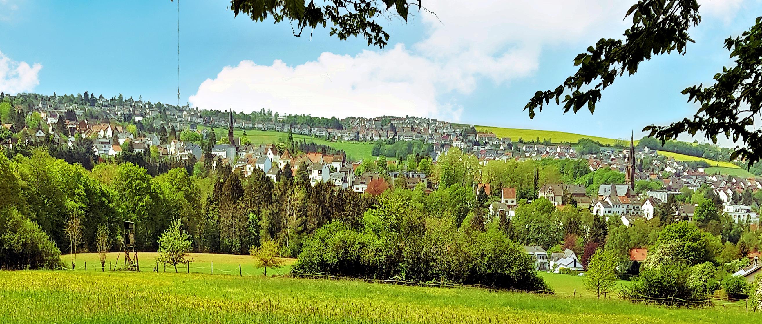 Blick auf die Gemeinde Riegelsberg