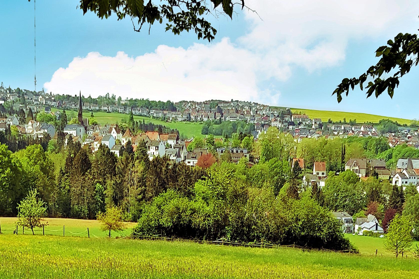 Blick auf die Gemeinde Riegelsberg