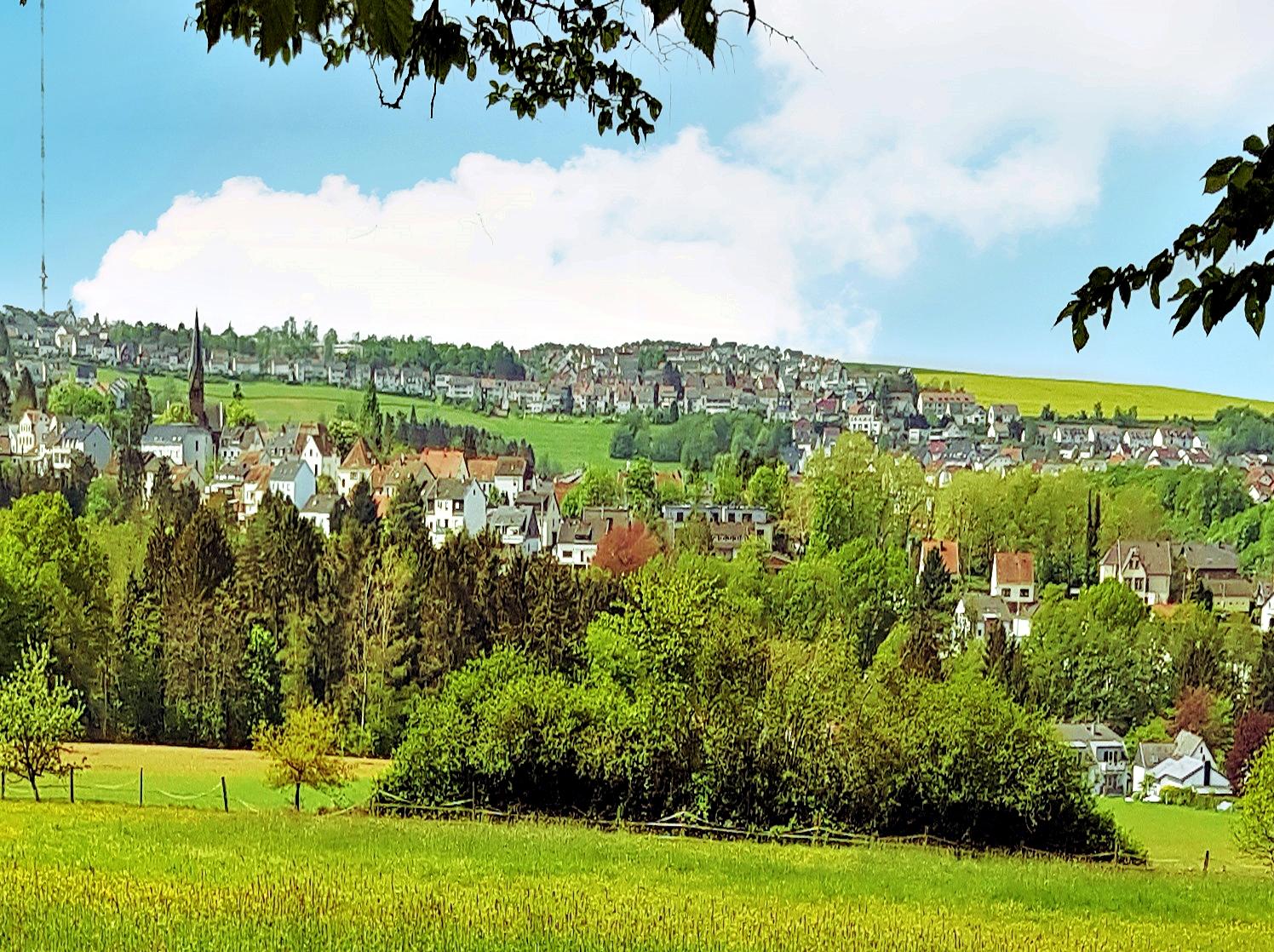 Blick auf die Gemeinde Riegelsberg