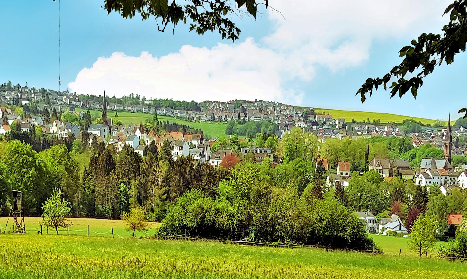 Blick auf die Gemeinde Riegelsberg